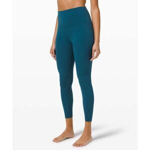 Lululemon Align Pant II 25" Size 0 Blue Nulu EUC